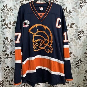 Northeastern Generals NA3HL Game Worn Flight Strap Hockey Jersey Troy